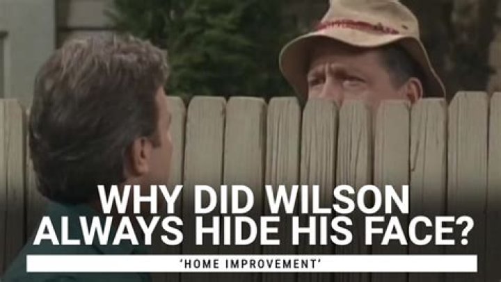 Why did Wilson hide his face?